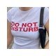  Summer Fashion Round Neck Letter Printing Women's T-shirt