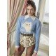 Casual Crew Neck Women's Long Sleeve Knitwear