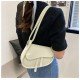  PU Pure Color Shoulder Bag For Women