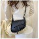  PU Pure Color Shoulder Bag For Women