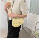  PU Pure Color Shoulder Bag For Women