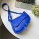  PU Pure Color Shoulder Bag For Women