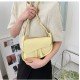  PU Pure Color Shoulder Bag For Women