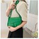  PU Pure Color Shoulder Bag For Women