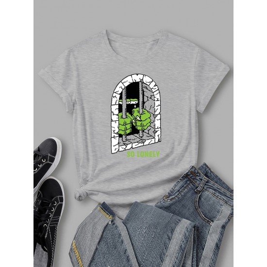 Funny Graphic Latest T Shirt Top S For Women