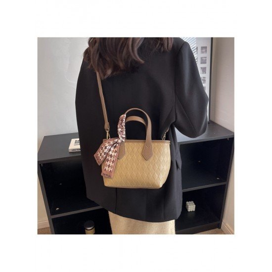 Shopping Contrast Color Shoulder Handbags