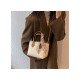 Shopping Contrast Color Shoulder Handbags