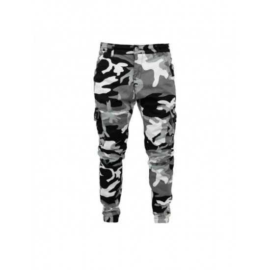 Street Camouflage Pencil Jean Cargo Pants