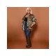  Fashion Casual Camouflage Turndown Neck Women's Coats