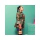  Fashion Casual Camouflage Turndown Neck Women's Coats