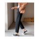  Pure Color High Waist Casual Women's Pants