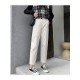  Pure Color High Waist Casual Women's Pants