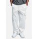 Street White Wide Leg Cargo Trousers For Women