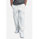 Street White Wide Leg Cargo Trousers For Women