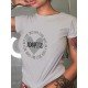 Letter Heart Graphic T Shirts For Women