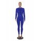  2022 Fall Pure Color Women's Long Sleeve Jumpsuit