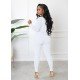  2022 Fall Pure Color Women's Long Sleeve Jumpsuit