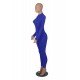  2022 Fall Pure Color Women's Long Sleeve Jumpsuit