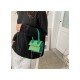  PU Hot Drilling Pure Color Cross Body Bag