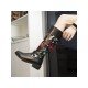 Flower Embroidery Vintage Mid Calf Boots