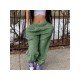  Casual Pure Color Plush Women's Long Pants