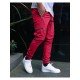 Casual Black Zip Pocket Pencil Pants For Men