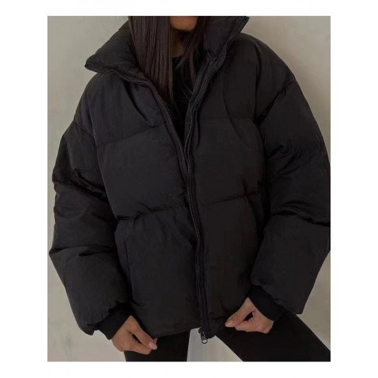  Winter Loose Pure Color Women's Down Coats