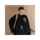  Men's Fashion Loose Printing Long Sleeve Sweatshirts