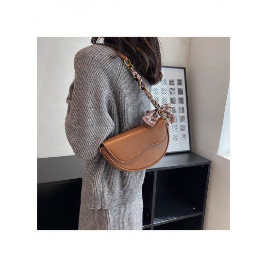 Asymmetry Solid Shoulder Bags For Ladies