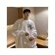  Men's Fashion Loose Printing Long Sleeve Sweatshirts