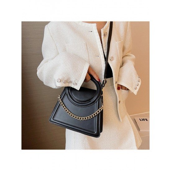 Trendy Chain Black Shoulder Bags For Women