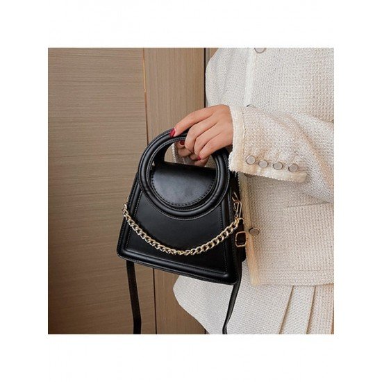 Trendy Chain Black Shoulder Bags For Women