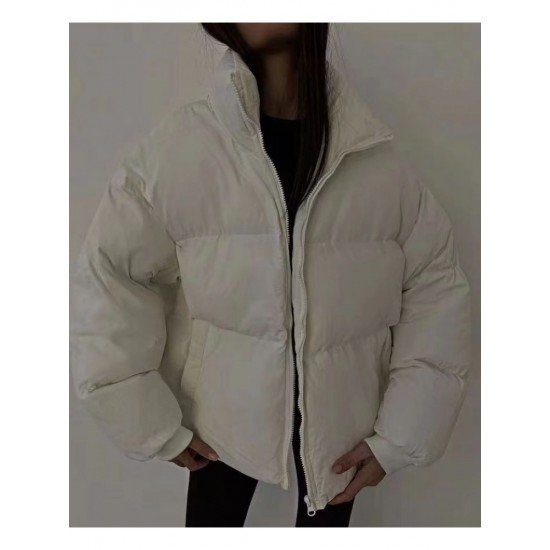  Winter Loose Pure Color Women's Down Coats