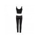  Sexy U Neck Patchwork Backless Women's Sleeveless Jumpsuit