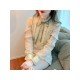  2022 Fall Elegant Bow Women's Long Sleeve Shirt