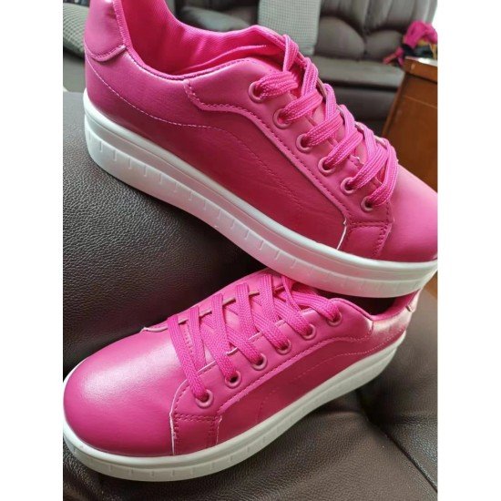  Casual Pure Color Platform Women's Single Shoes