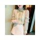  2022 Fall Elegant Bow Women's Long Sleeve Shirt