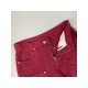  American Retro Red High Waist Denim Jeans