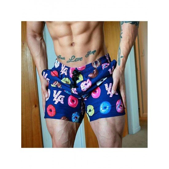  Casual Loose Printing Men's Short Pants