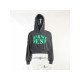  American Retro Letter Printing Hooded Crop Sweater