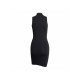  Summer Pure Color Tight Hip Women's Sleeveless Dress