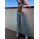  Fashion High Waist Ripped Women's Jeans