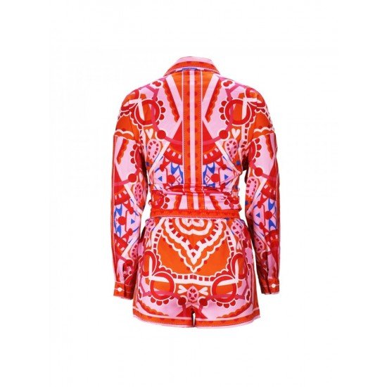  Fashion Printing Strap Shirt And Shorts Women's Sets