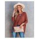  2022 Fall V-Neck Pure Color Women's Sweater