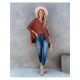  2022 Fall V-Neck Pure Color Women's Sweater