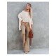  2022 Fall V-Neck Pure Color Women's Sweater