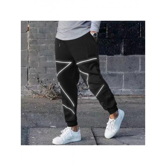  Personalized Casual Reflective Men's Long Pants