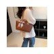  PU Large Capacity Contrast Color Women's Bags