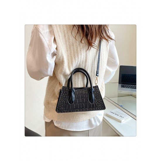  2022 New Pure Color PU Versatile Bag