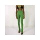  Pure Color See-through Gauze Long Pants